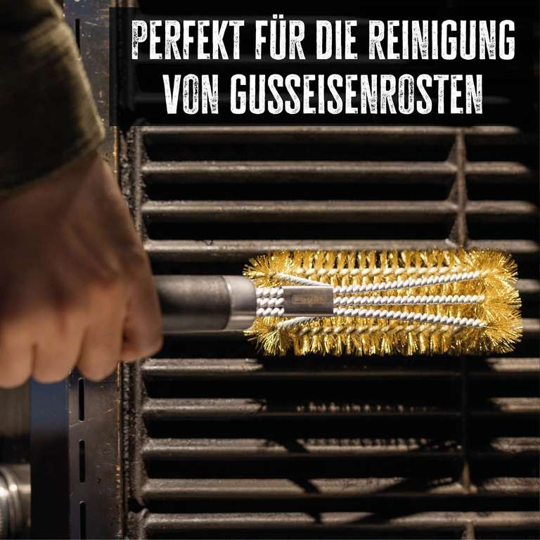 2X Grillfürst Premium Grillbürste mit Messing Borsten, 45 cm (personalisierter Coupon)