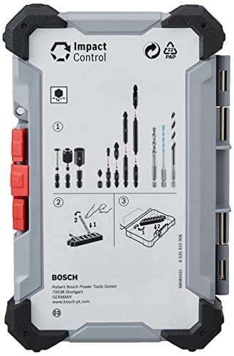 Bosch Professional Pick and Click Multi Construction Drill and Impact Control Schrauberbit-Set