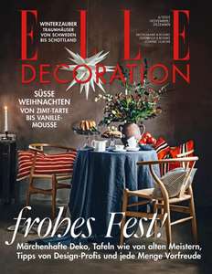 Elle Decoration (6 Ausgaben) Zeitschrift gratis gegen Versandkosten