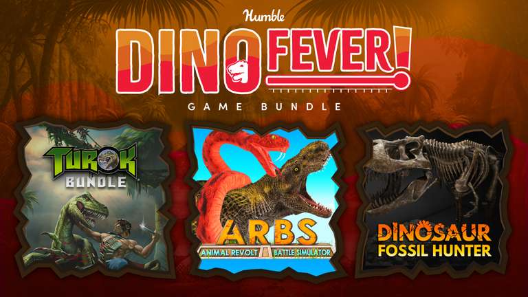 Dino Fever Bundle - Animal Revolt Battle Simulator + Primal Carnage: Extinction + Turok 2: Seeds of Evil + Turok für PC (Steam)