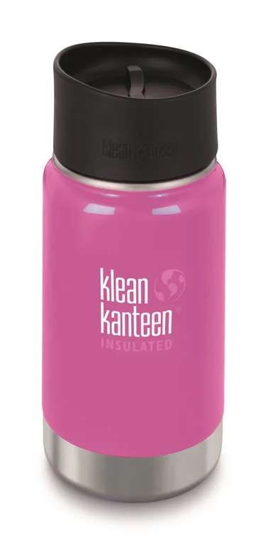 Klean Kanteen Wide Vakuumisoliert mit Cafe Cap 2.0 355ml pink