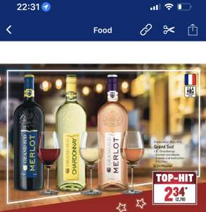 Grand Sud Wein Chardonnay, Merlot 1 L