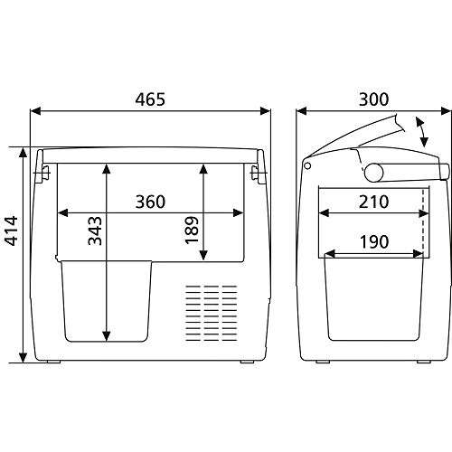 Dometic CoolFreeze CDF 18, tragbare elektrische Kompressor-Kühlbox/Gefrierbox, 18 Liter, 12/24 V (WHD: 179,-)