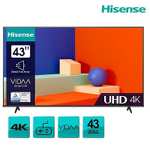[eBay] Hisense 43A6K Fernseher UHD 4K 43 Zoll + Payback (ggf 10fach 5%)