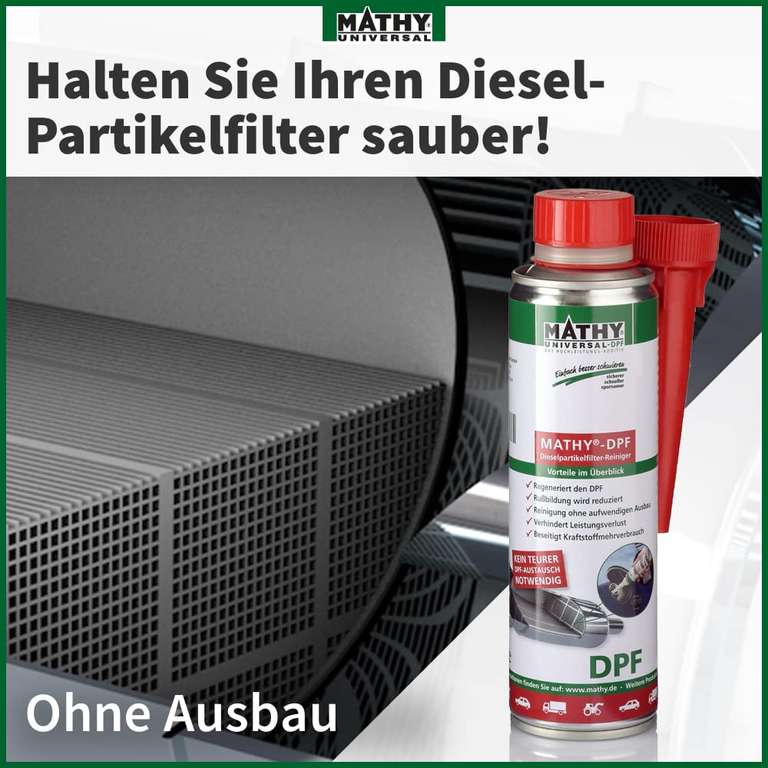 MATHY Diesel-Kur, Diesel-Systemreiniger + Injektor-Reiniger