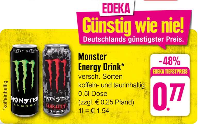 Monster Energy Drink für 0,77 €