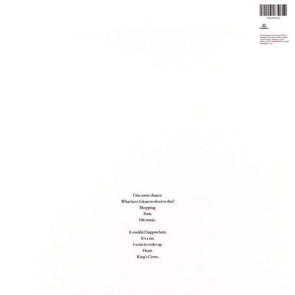 Pet Shop Boys Actually (2018 Remastered), Vinyl-LP