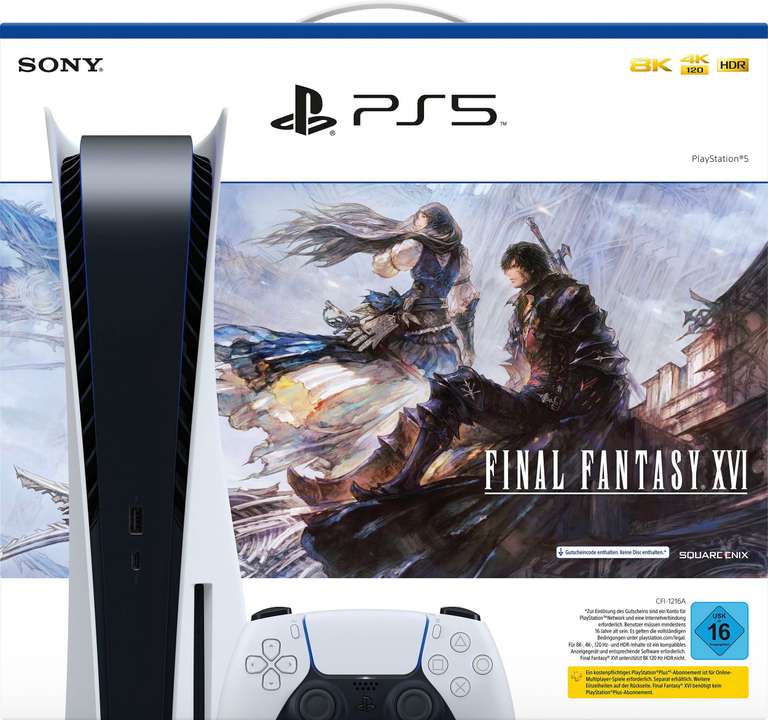 Sony PlayStation 5 Standard Edition + Final Fantasy XVI