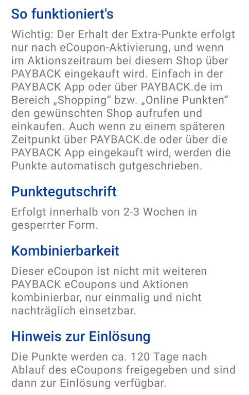 XXXLUTZ 10Fach Payback Punkte auf den Online Einkauf über Payback bis zum 27.08 eventuell personalisiert