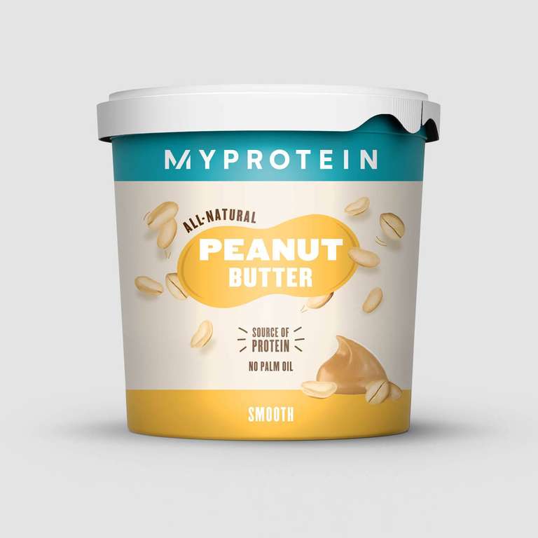 3kg (3x 1kg) Myprotein Erdnussbutter für 12,99€ + Versand (ab 15 Kilo versandkostenfrei für 4,33€/kg)