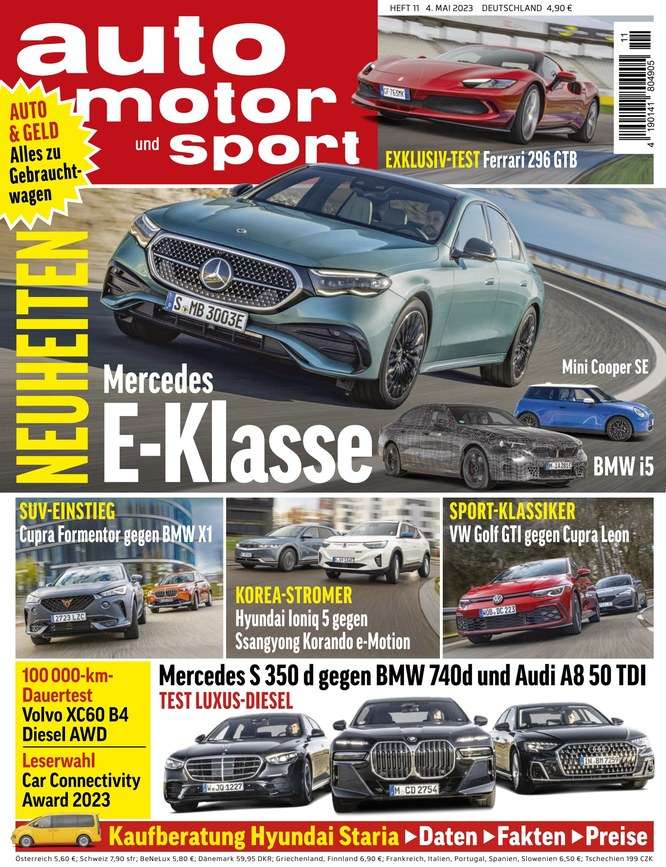 Auto Motor und Sport Abo (27 Ausgaben) für 135,10€ mit 120€ Otto oder