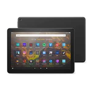 Amazon Fire HD 10-Tablet, Zertifiziert und generalüberholt | 10,1 Zoll großes Full-HD-Display (1080p), 32 GB, z.B. schwarz, mit Werbung