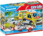 PLAYMOBIL City Life 71202 Rettungswagen mit Licht und Sound (auch mit Otto Up)