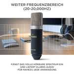 Marantz Professional MPM1000 - XLR Kondensatormikrofon mit Pop Schutz Filter, Shockmount, Tripod Ständer, XLR Kabel für 31€ (Amazon&Thomann)