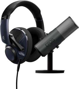 Epos H6Pro Headset + Epos B20 Mikrofon | Headset mit abnhembaren AUX-Kabel, zertifiziert für alle aktuellen Konsolen | Mikrofon mit USB-C