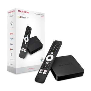 Amazon Thomson Streaming Box 240G, 4K UHD,Google Voice Control,WiFi, (Netflix, Prime Video, YouTube, Disney+, Canal+, Spotify, DAZN)
