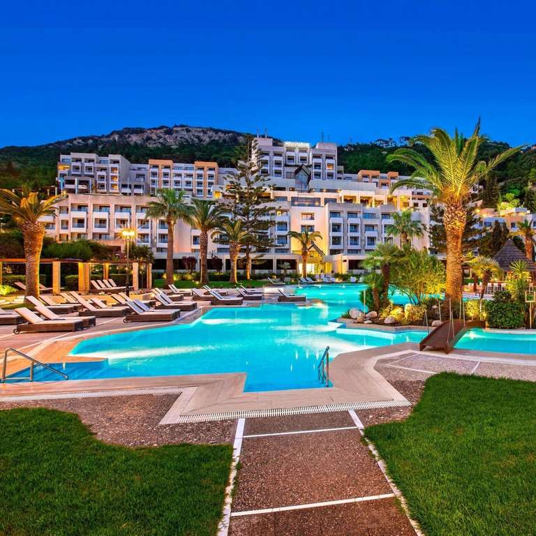 Rhodos: z.B. 7 Nächte | 5*Sheraton Rhodes Resort | Meerblickzimmer mit Halbpension ab 1066€ zu Zweit + 1 Kind bis 11 frei | Hotel only