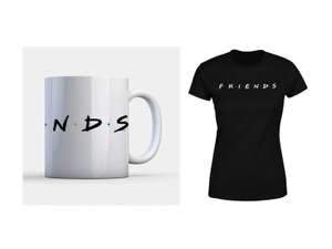 Friends Shirt + Tasse für 12,99€ + 2,99€ Versand | verschiedene Motive zur Auswahl | Damen- und Herrenshirts