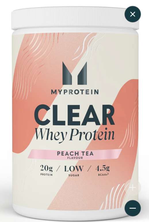 Clear Whey Isolat Ein erfrischend-fruchtiger Proteinschub 20 Portionen MyProtein nur in der App