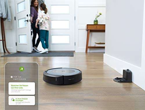iRobot Roomba i3 (i3152) App-steuerbarer Saugroboter (Staubsauger Roboter), Zwei Gummibürsten für alle Böden, Ideal bei Haustieren