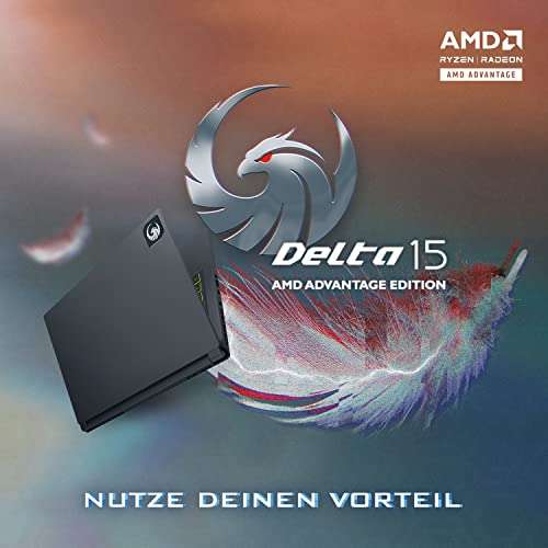 [Amazon] MSI Delta 15 AMD Advantage Edition A5EFK-066, Ryzen 9 5900HX, 16GB RAM, 1TB SSD, Radeon RX 6700M, 15.6", 240Hz, IPS, 100% sRGB