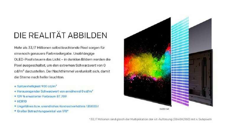 COOCAA 55S8M OLED TV (Flat, 55 Zoll / 139 cm, UHD 4K, SMART TV, Android 10.0) [B-Ware: evtl. leichte Verpackungsschäden] + TP-Link Repeater