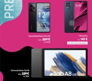 Telekom Shop: Xiaomi Redmi Note 12 Pro für 222€ plus 150€ Zubehörgutschein