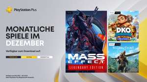 [PS+ Essential Dez. 22] Mass Effect Legendary Edition | Biomutant | Divine Knockout | PS+ Extra u. Premium | GTA Online ohne PS+ zocken