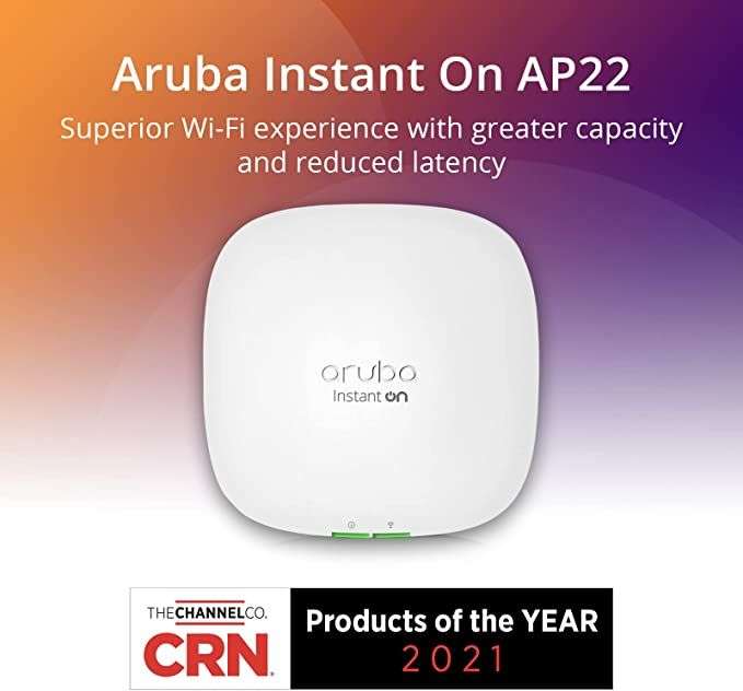 Aruba AP-22 WiFi 6 Access Point