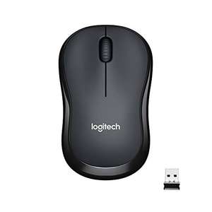 Logitech M220 SILENT Kabellose Maus, 2,4 GHz mit USB-Empfänger, 1000 DPI Optical Tracking, 18 Monate Batterielaufzeit (PRIME)