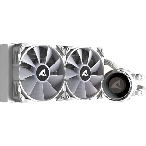 Sharkoon S80 RGB White AIO 240mm, Wasserkühlung weiß oder schwarz