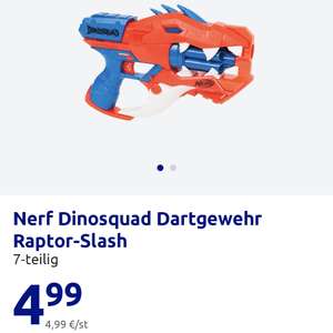 [ACTION][OFFLINE][BUNDESWEIT] Nerf Dinosquad Raptor Slash 6 Dart Rotationstrommel Schnellfeuer Blaster