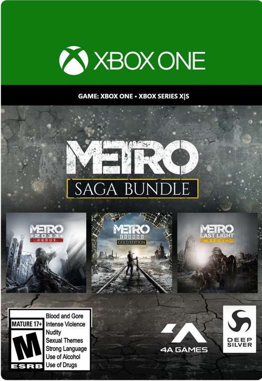 Metro Saga Bundle für Xbox One / Series X/S (Über Argentinien VPN)