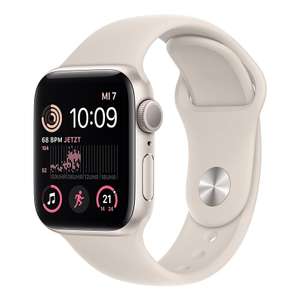 [Refurbish] Apple Watch SE 2. Gen GPS 40mm Smartwatch Aluminiumgehäuse Sportarmband Sternenlicht