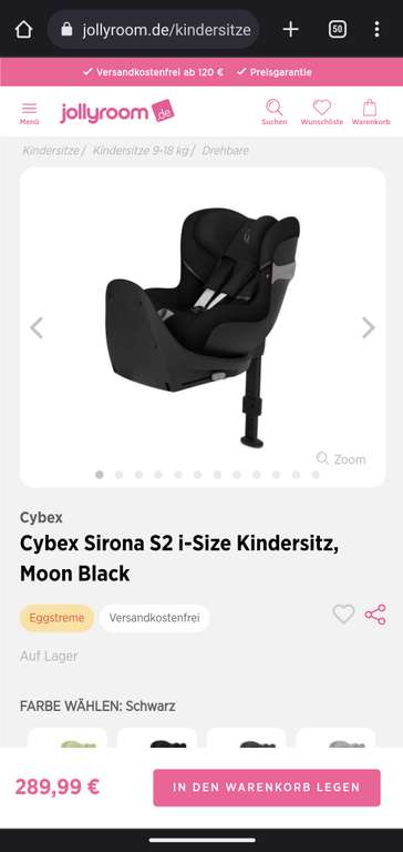 Cybex Sirona S2 i-Size Kindersitz