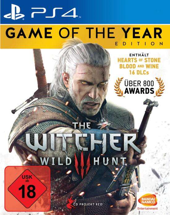 The Witcher 3: Wild Hunt (Game of the Year-Edition) PS4 + Xbox One (GameStop Abholung)