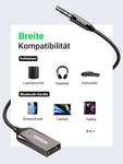 UGREEN Aux Bluetooth Adapter Auto für Freisprechanruf und Wireless Musik Bluetooth 5.0 Empfänger Klinke