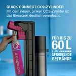 SodaStream Wassersprudler DUO mit CO2-Zylinder, 2x 1L Glasflasche und 2x 1L spülmaschinenfeste Kunststoff-Flasche, Höhe: 44cm,