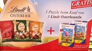 [Supermärkte] Gratis Ravensburger Osterpuzzle (2 Varianten 4+ oder 7+) beim Kauf von 3 Lindt Osterbeuteln mitnehmen