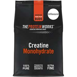 1kg 100% Kreatin-Monohydrat (Creatine) von PROTEIN WORKS