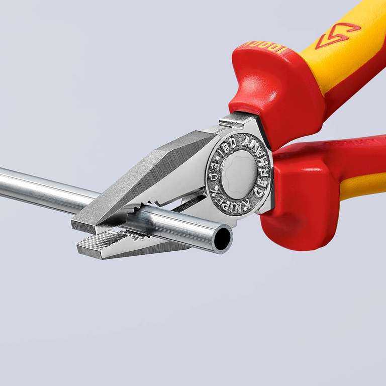 Produktbild von KNIPEX Kraft-Kombizange 184 Mm – 35% Weniger Kraftaufwand, Comfort-Griff & Schneiden 63 HRC