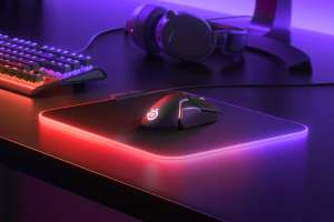 SteelSeries QCK Prism Cloth Medium RGB Gaming Mousepad