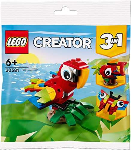 Lego Creator 30581 tropischer Papagei 3 in 1, 66 Teile, mehrfarbig (Prime)