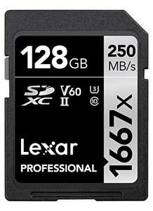 Lexar Professional 1667x 128GB SDXC UHS-II Karte