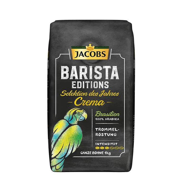 [Prime Sparabo] Jacobs Kaffeebohnen Barista Editions Selektion des Jahres (aus Brasilien), Bohnenkaffee, 1 kg