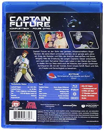 Captain Future - Komplettbox (Blu-ray | IMDB 7.9) für 29,17€ | Collector's Edition (Blu-ray) für 72,97€