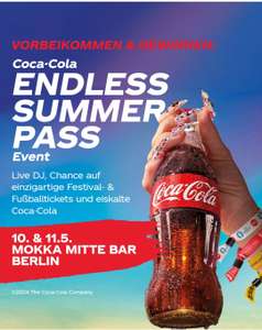 Gratis Coca Cola und Gewinnchance, Mokka Mitte Bar Berlin