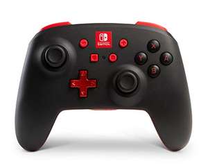 PowerA Nintendo Switch Enhanced Wireless Controller schwarz/rot für 30€ (Amazon)