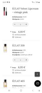 Éclat: Mascara für 5,55€, Body Cream für 11,11€, Makeup für 4,44€, Düfte (Auswahl) für 4,95€-9,95€ nur heute im Sale