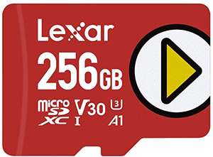 [Prime] Lexar Play Micro SD Karte 256GB, microSDXC UHS-I Karte, Bis Zu 150MB/s Lesegeschwindigkeit